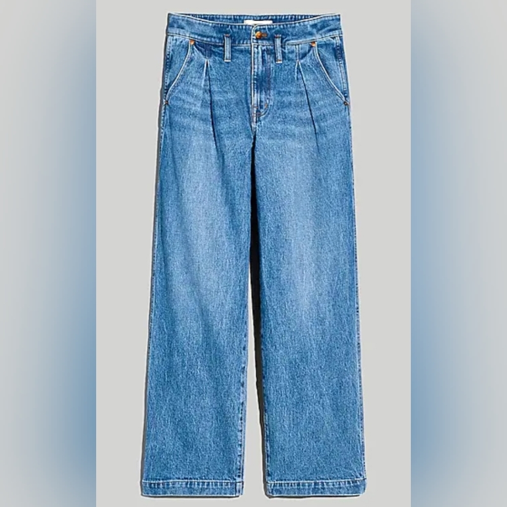 Madewell Like New S28 Women's Perfect Vintage Wide-Leg Crop Jean